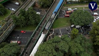 60 heridos, 30 de ellos graves en un choque de trenes en Buenos Aires, Argentina