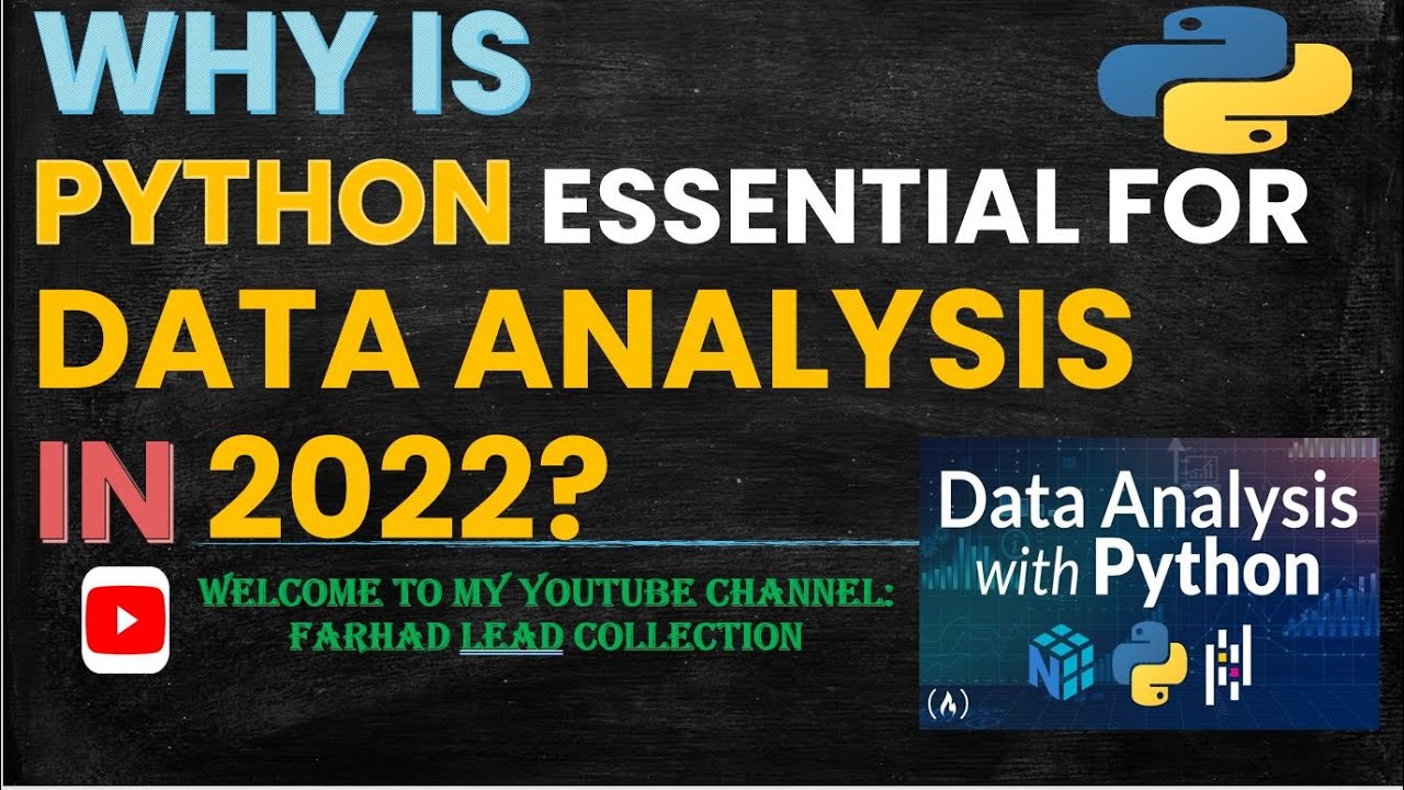 Why is Python Essential for Data Analysis | Learn Python | Python ...