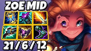 Zoe vs Yone [ MID ] Patch 14.10 Ranked Korea ✅