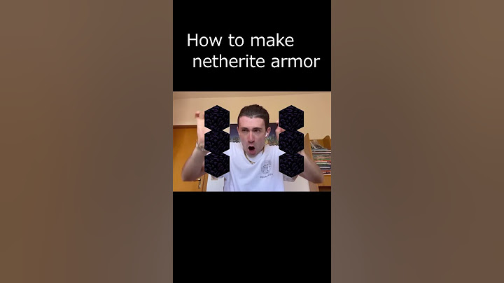 How to make netherite armor🤔#minecraft #shorts