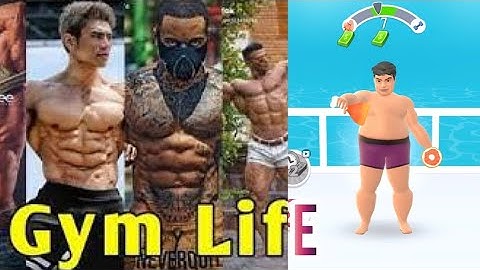 NOOB Vs PRO Vs HACKER - Gym Life #gymlife #games#mobilegames