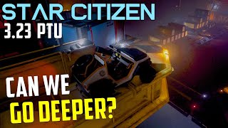 Can we reach the lower level of the Distribution Centers? Star Citizen 3.23 PTU Testing Exploration