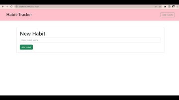 Habit Tracker App using React.js