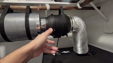 NO MORE SMELL!!! Vivosun 6 INCH 390 CFM inline fan with speed controller for grow tent.