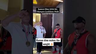 The Dinosaur Has Arrived! Ramon Dino 2026 Mr. Olympia Confident Walk-In #olympia