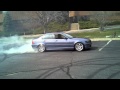 330i goes crazy in circles. DONUTS!!!!