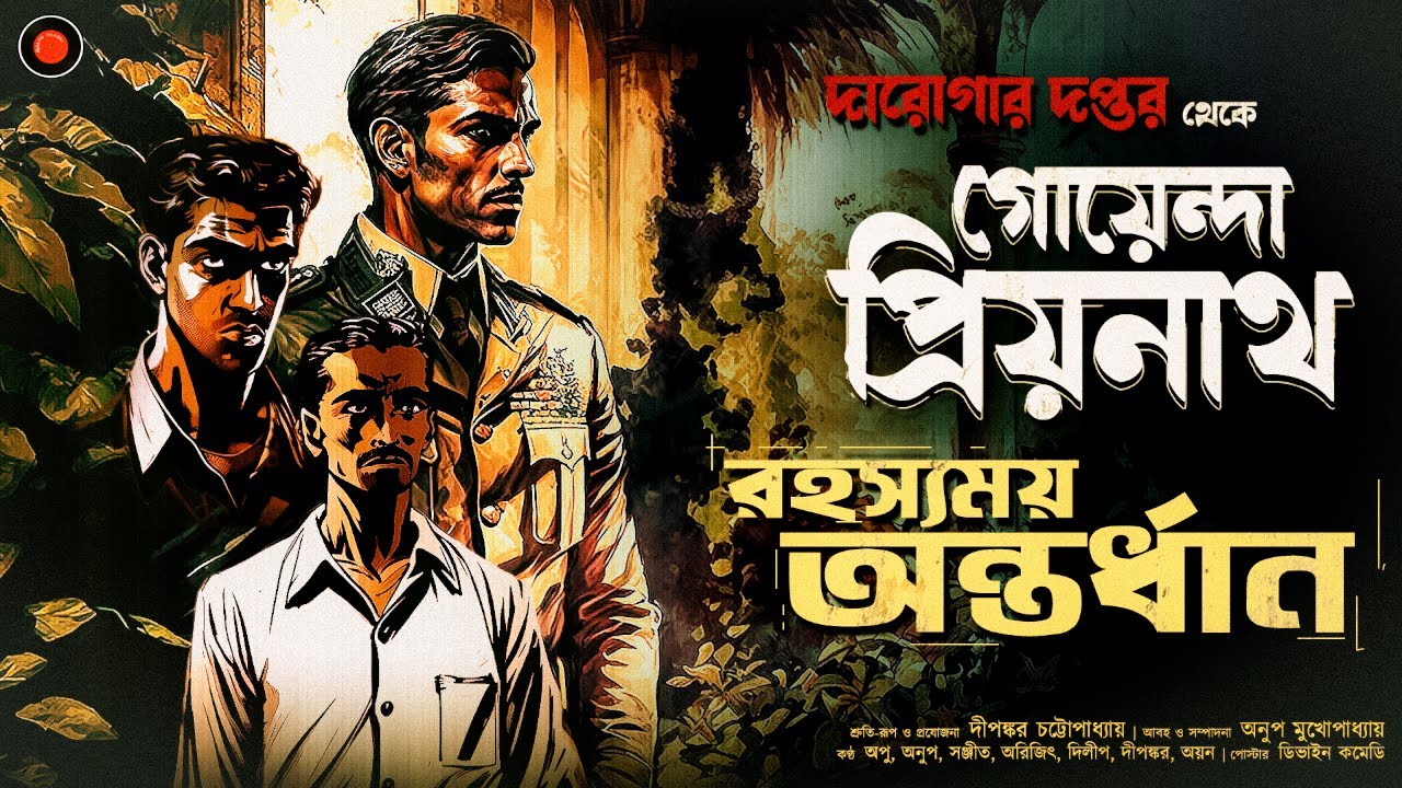 Daroga Priyonath |রহস্যময় অন্তর্ধান |#GolpoGlobal |Darogar Daptar |Goyenda golpo|Detective |Suspense