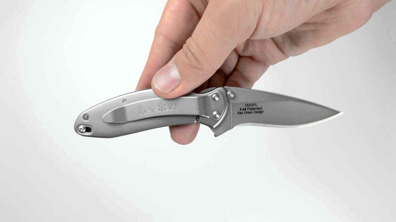 KERSHAW KNIVES Scallion 2.4'' Stainless Steel, Bead-Blasted | KYGUNCO