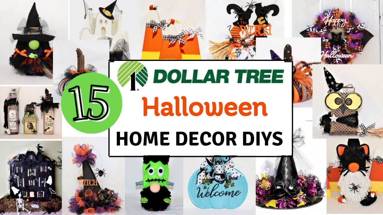 15 DOLLAR TREE HALLOWEEN DIYS (Crafts You Want To Try) SPOOKY CUTE ...