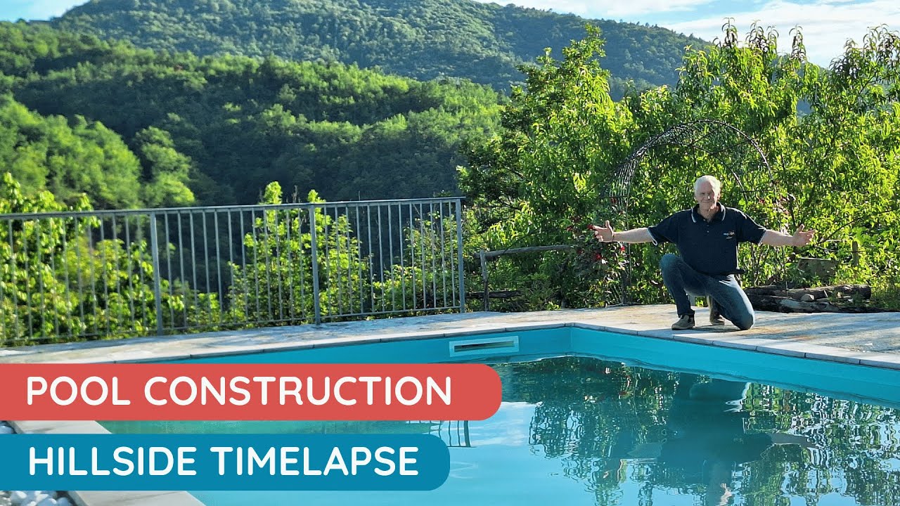 #69 Pool construction Timelapse | Renovation Italian farmhouse | Piedmont, Italy