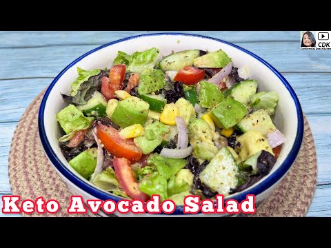 Keto Avocado Salad | Vegan Avocado Salad | Quick Healthy Avocado Salad | Salad Meal for Weight Loss