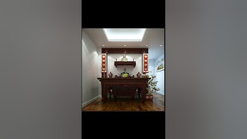 Bàn thờ đối diện cửa chính có kiêng kị hay không/ Phong thuỷ tuệ minh