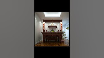 Bàn thờ đối diện cửa chính có kiêng kị hay không/ Phong thuỷ tuệ minh