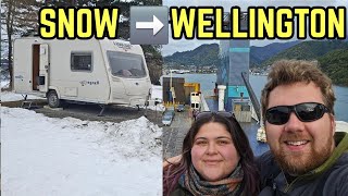 Snowy Lake Tekapo to Wellington! 1000km + Ferry crossing.