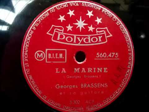 Georges Brassens (ジョルジュ・ブラッサンス) ♪La Marine