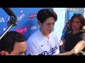 2026 DodgerFest: Roki Sasaki talks changes and embracing the competition in Dodgers rotation