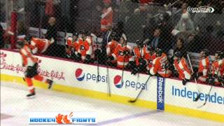 Kevin Bieksa vs. Wayne Simmonds