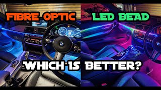 BMW 3 Series F30 | LED Bead Symphony Kit VS Fibre Optic Ambient Lighting