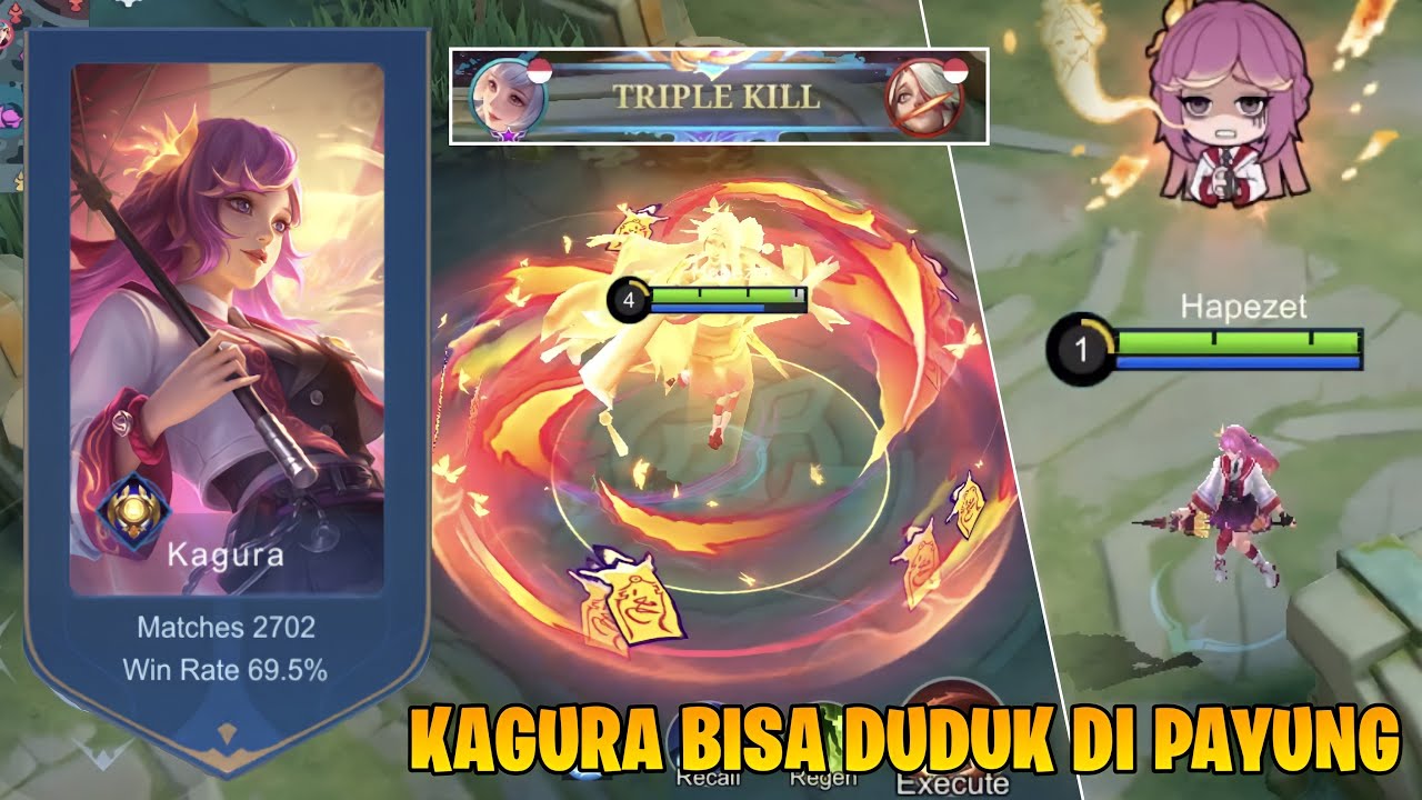 Draw + Nyobain Skin Kagura Exorcist! Efek dan Animasi Terkeren daripada Skin Lain | Mobile Legends