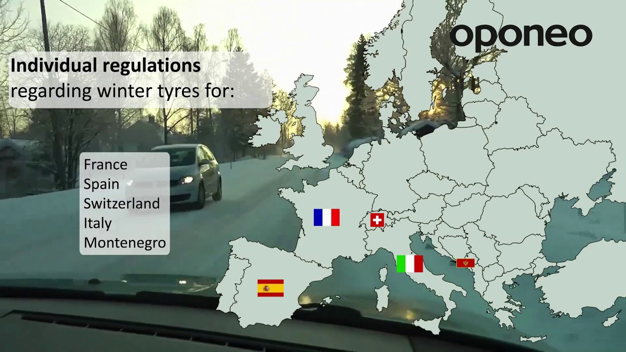 Winter tyres in Europe ● Hints from Oponeo