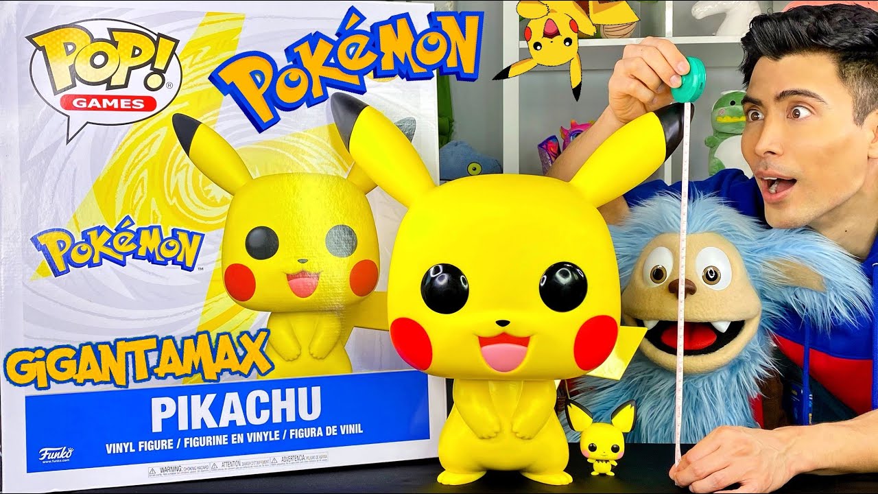 $100 NEW GIGANTAMAX PIKACHU POKEMON FUNKO POP Games Figure