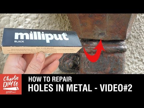 How to Repair Holes in Metal with Milliput - Video 2 of 3