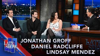 Daniel Radcliffe, Jonathan Groff & Lindsay Mendez on Performing for Stephen Sondheim