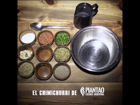 PIANTAO RECETA CHIMICHURRI