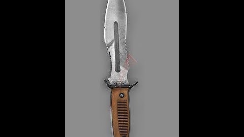 Basic Knife Model In 3Ds Max