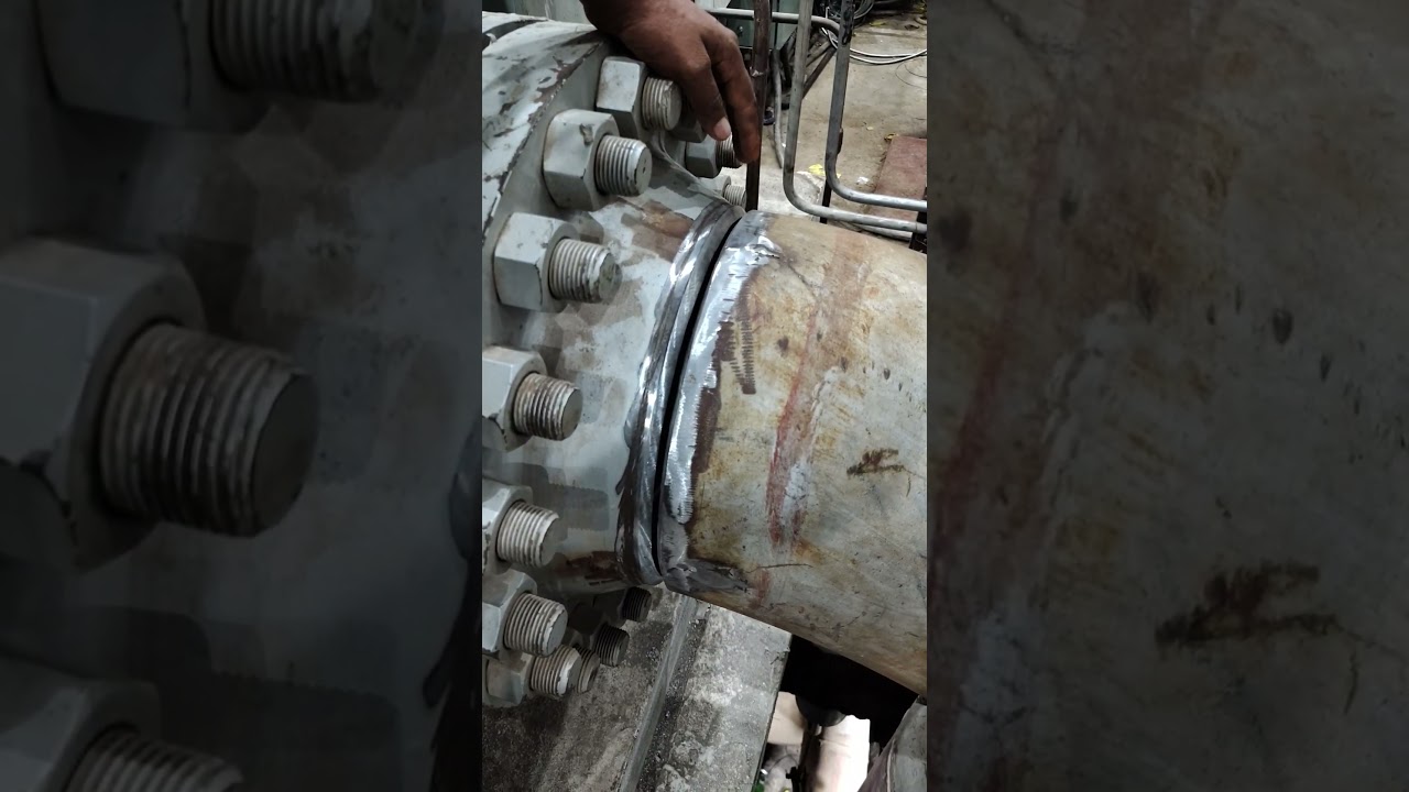 Joint Floating. Before connecting the pipe with equipment (Turbine) the pipe is free floated.