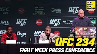 UFC 234: Whittaker vs. Gastelum Fight Week Press Conference