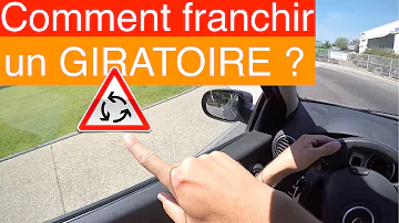 Comment franchir un sens giratoire ?