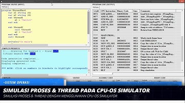 Simulasi Proses & Thread Pada CPU-OS Simulator