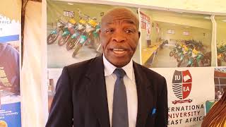 Prof. Emeka Akaezuwa, Vice Chancellor of IUEA @MUBS DURING 2ND EAST AFRICA FOOD SECURITY SYMPOSIUM.