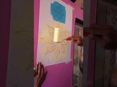 Video: Stencils for walls for painting: decor photo