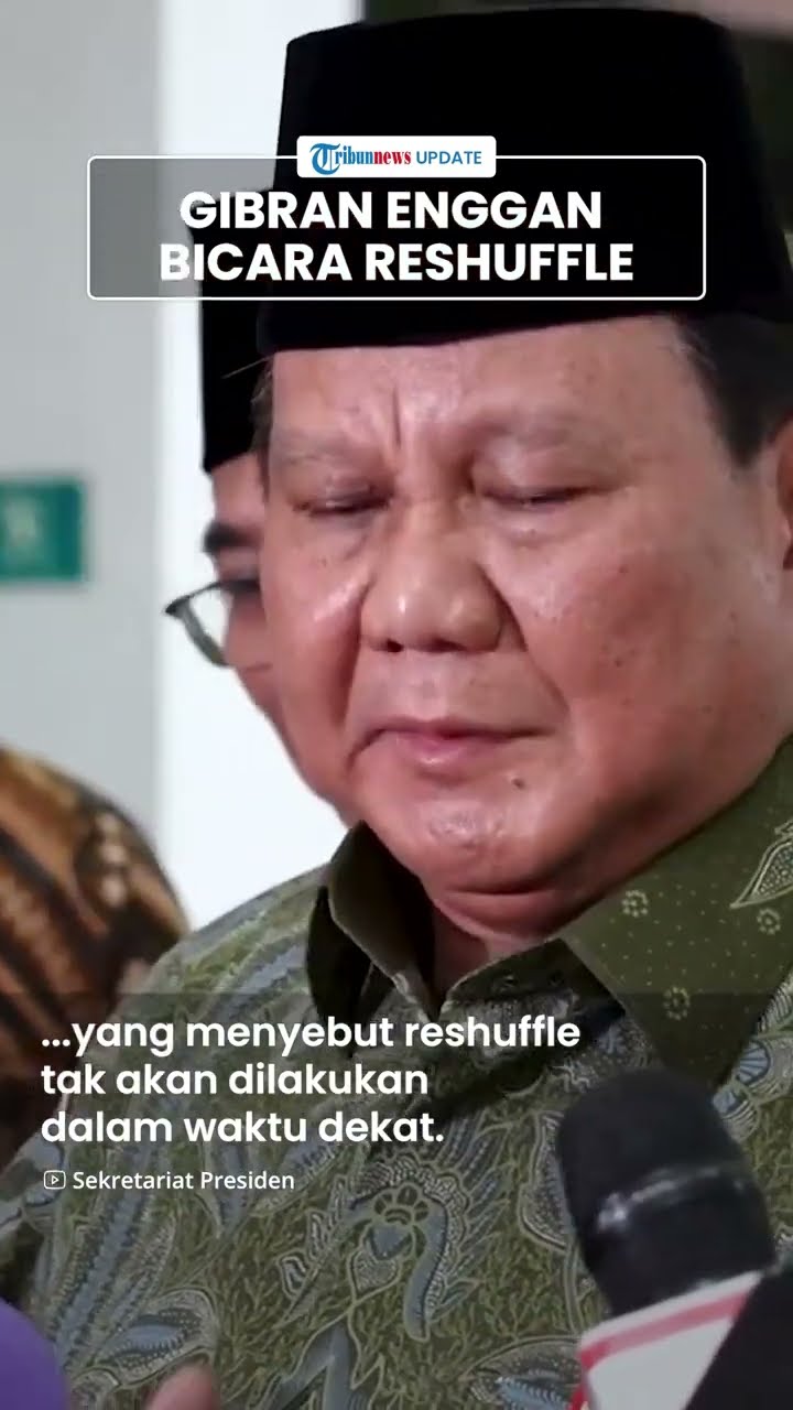 Momen Wapres Gibran Pilih Bungkam Soal Reshuffle, Pilih Lambaikan Tangan