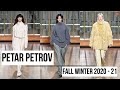 Петар Петров Petar Petrov коллекция осень зима 2020-21 / Petar Petrov fashion show fall winter 20-21