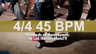 🔴 45 BPM Modern Hip Hop Metronome