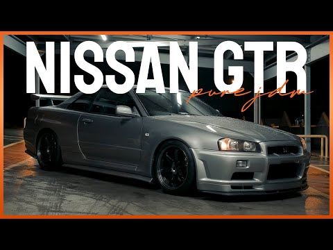 The DREAM Car - Nissan R34 GTR on TE37's | Car Preview