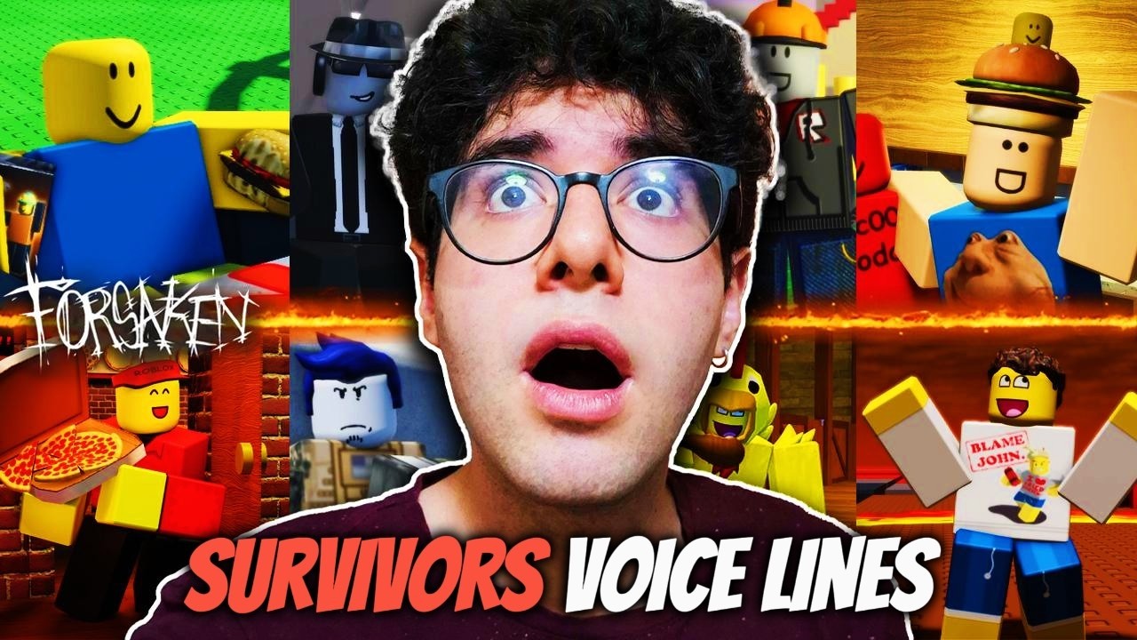 ALL FORSAKEN SURVIVORS VOICE LINES FIRST REACTION 🔥