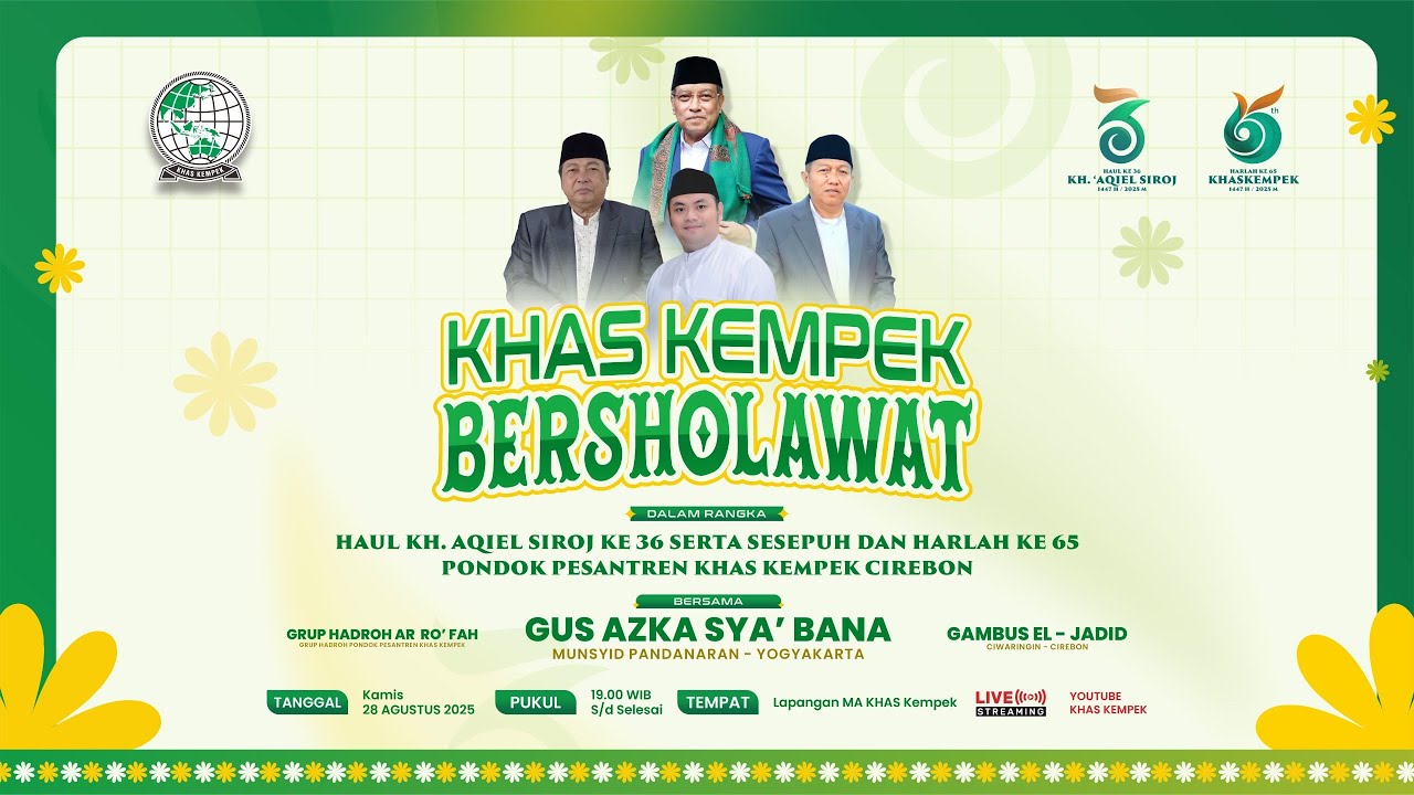 🔴[ LIVE ] KHAS KEMPEK BERSHOLAWAT | BERSAMA GUS AZKA SYA' BANA - PANDANARAN | 28 AGUSTUS 2025