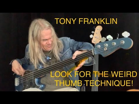 Tony Franklin • Weird Thumb Technique • Fretless Ditty