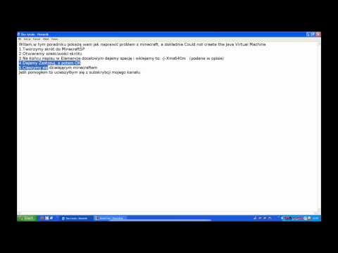 Jak naprawić błąd Could not create Java Virtual Machine