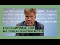 Bundesminister Robert Habeck zum Ausbau der Erneuerbaren Energie