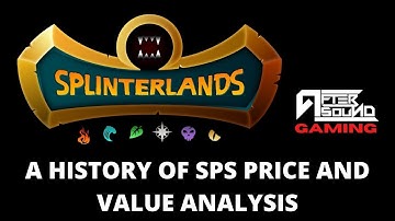 A HISTORY OF SPS PRICE AND VALUE ANALYSIS