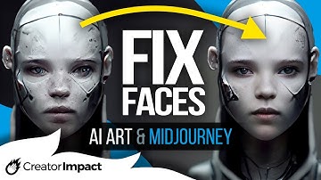 How to FIX FACES from Midjourney & AI Art Platforms
