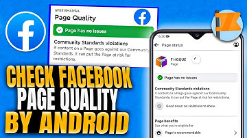 How to Check Facebook Page Quality by Android Mobile 2023 | F HOQUE |