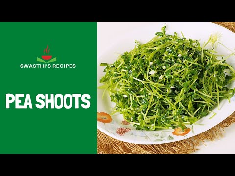 Pea Sprouts Recipe (Sauteed Pea Shoots)