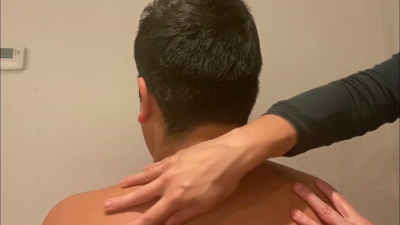 Asmr⚡️relaxing Neck And Shoulder Massage Real Person Youtube