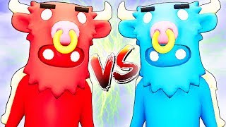 LE SUPER TAUREAU ROUGE !! (Gang Beasts)